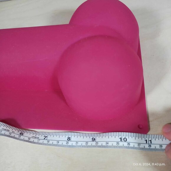Phallic Silicone Cake/Jello Mold Hot pink Festive Fun Funny - Picture 6 of 6